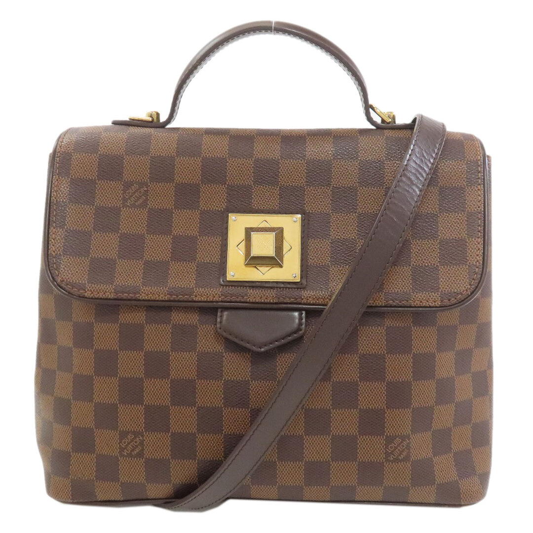 LOUIS VUITTON(ルイヴィトン)のLOUIS VUITTON ルイヴィトン N41168 ベルガモMM ハンドバッグ ダミエキャンバス レディース [中古] レディースのバッグ(ハンドバッグ)の商品写真