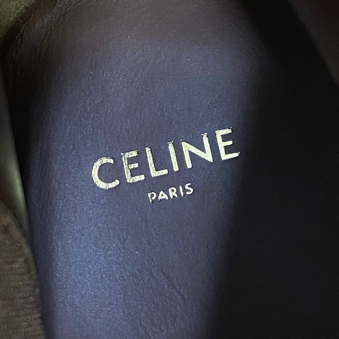 CELINE(セリーヌ)の1L11【極美品】CELINE セリーヌ エディスリマン ウエスタンブーツ チェルシーブーツ ハバナ サイズ40 ベージュ スウェード メンズ 男性用 靴k02i メンズの靴/シューズ(ブーツ)の商品写真