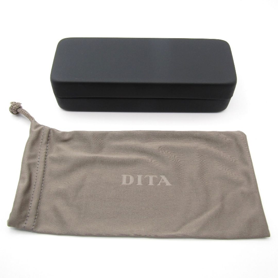 DITA(ディータ)の美品 DITA ディータ サングラス FLIGHT006 7806-L-CLR-GLD-52 日本製 フライト ナビゲーター Clear Crystal/Yellow Gold 61004333 メンズのファッション小物(サングラス/メガネ)の商品写真