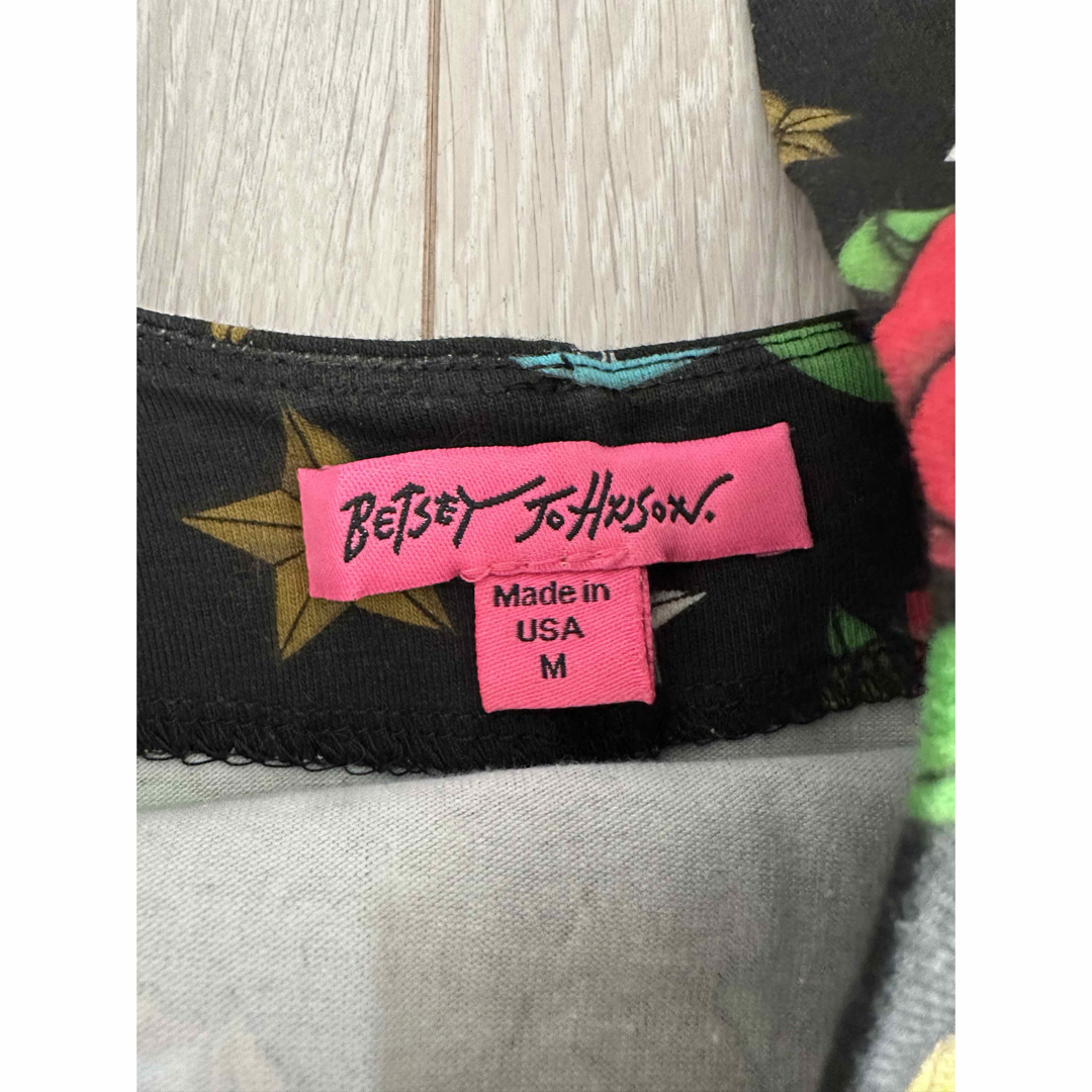 BETSEY JOHNSON(ベッツィジョンソン)のベッツィジョンソンBetseyJohnsonヴィンテージ タトゥー　ワンピース レディースのワンピース(ミニワンピース)の商品写真