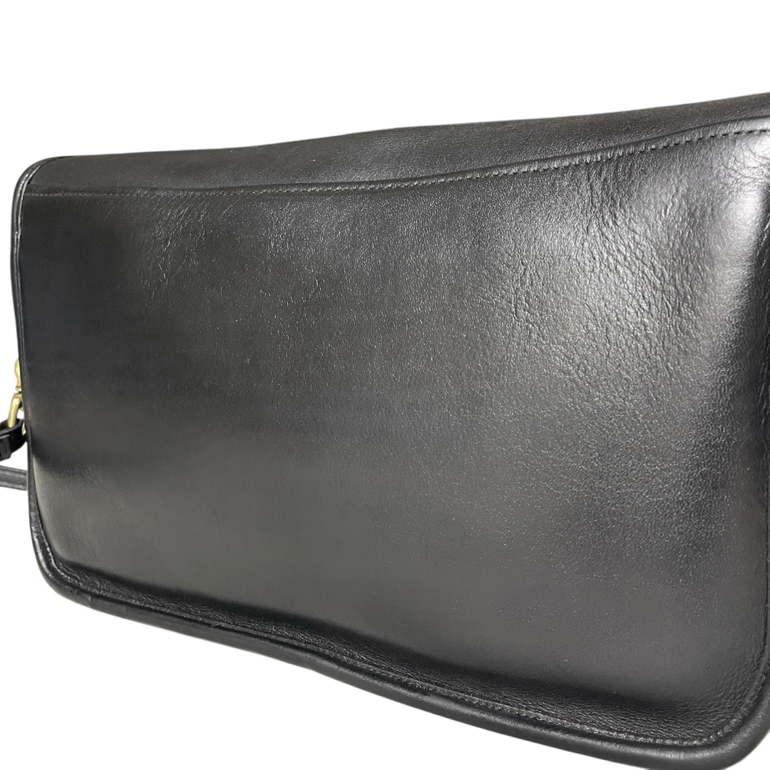 COACH(コーチ)の【美品】オールドコーチ USA製 ステーションバッグ 2way 黒 9635 レディースのバッグ(ショルダーバッグ)の商品写真