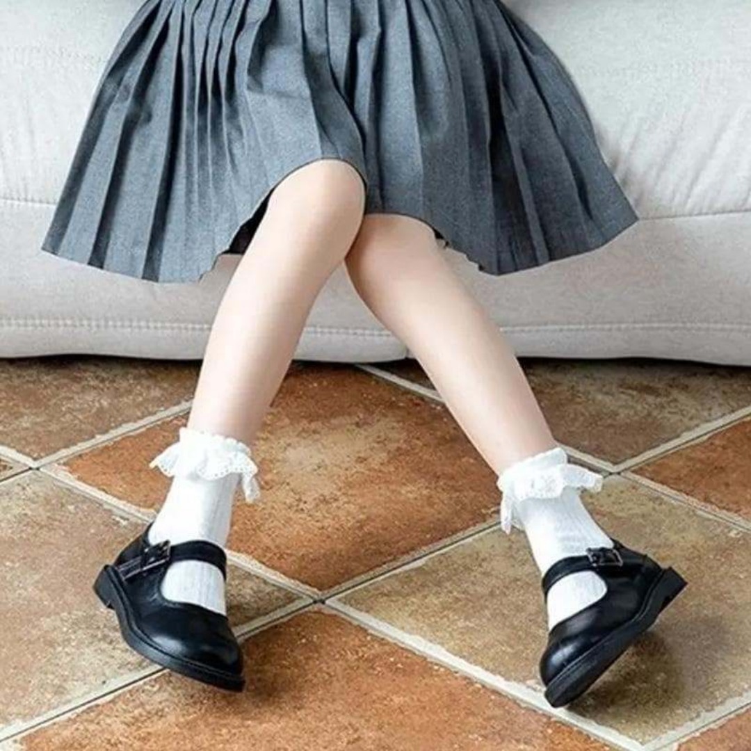 17～19cm〔ホワイトフリルレースソックス〕白子供靴下フォーマル入学卒園結婚式 キッズ/ベビー/マタニティのこども用ファッション小物(靴下/タイツ)の商品写真