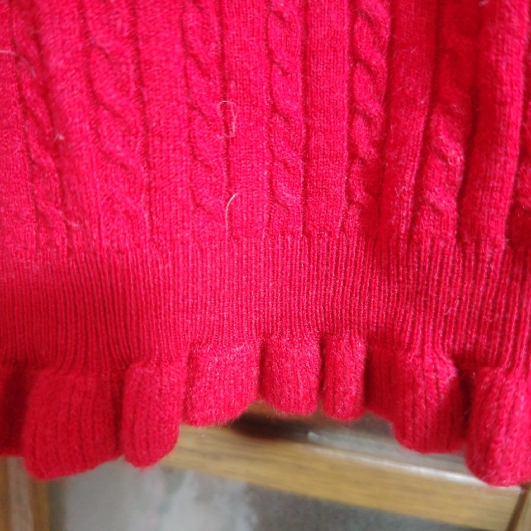 PINK HOUSE(ピンクハウス)のPINK HOUSEフリルニット厚手 レディースのトップス(ニット/セーター)の商品写真