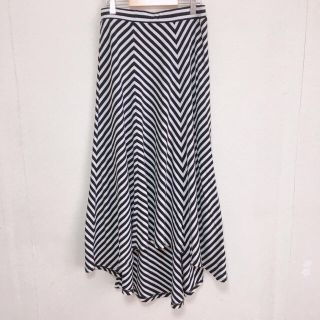 アズールバイマウジー(AZUL by moussy)のアズール マキシ ロング スカート ボーダー柄(ロングスカート)