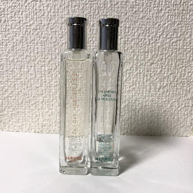 Hermes(エルメス)のエルメス　ミニボトル 香水 二種類 （専用布ポーチ＋箱付） コスメ/美容の香水(香水(女性用))の商品写真