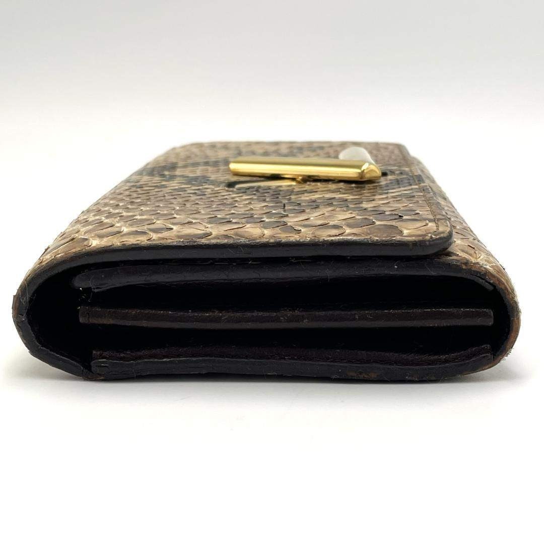 LOUIS VUITTON(ルイヴィトン)のルイヴィトン ポルトフォイユ ツイスト パイソン 二つ折り長財布 レディースのファッション小物(財布)の商品写真