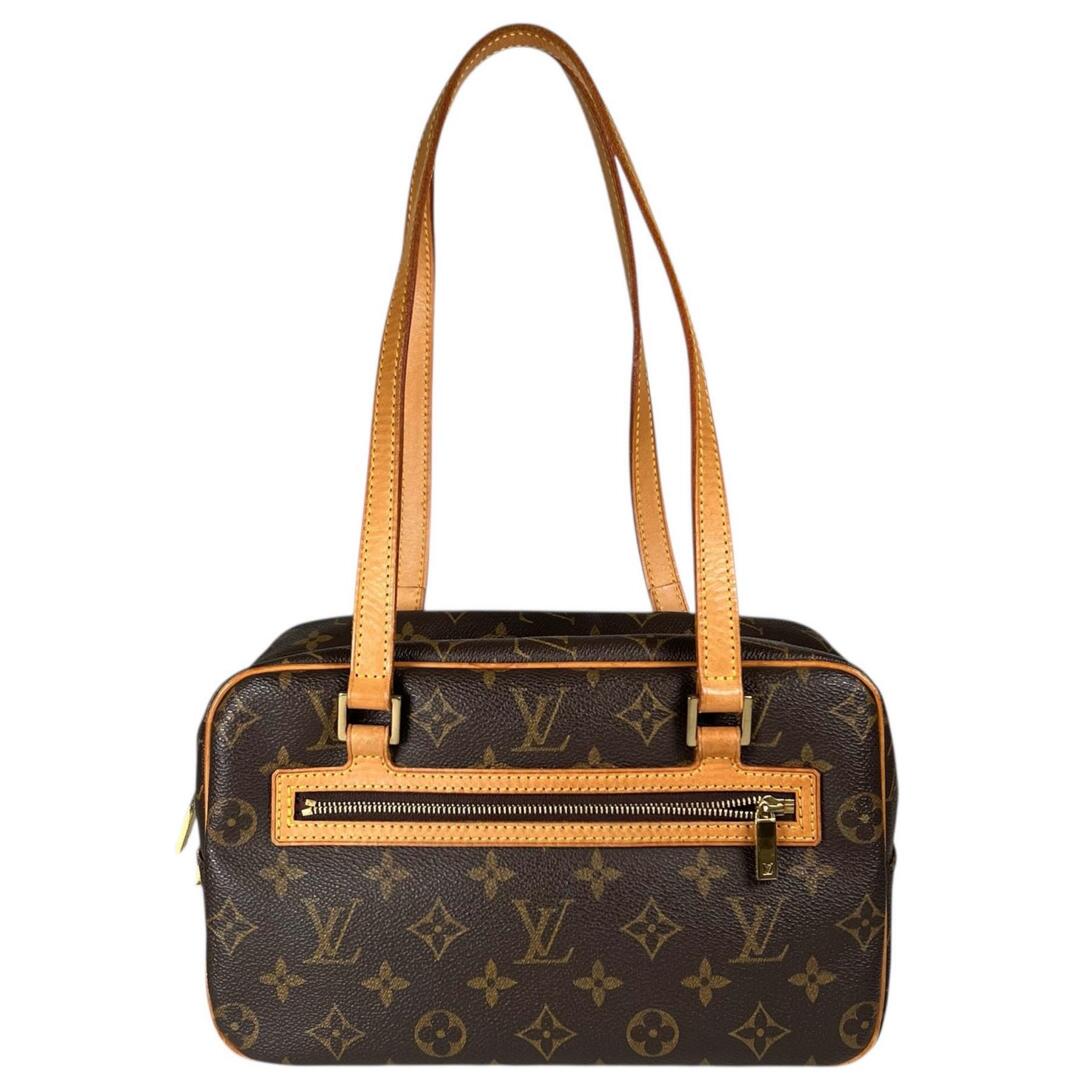 LOUIS VUITTON(ルイヴィトン)の美品 LOUIS VUITTON ルイ・ヴィトン ｼﾃMM M51182 トートバッグ モノグラムキャンバス ブラウン レディース【中古】【送料無料】 レディースのバッグ(トートバッグ)の商品写真