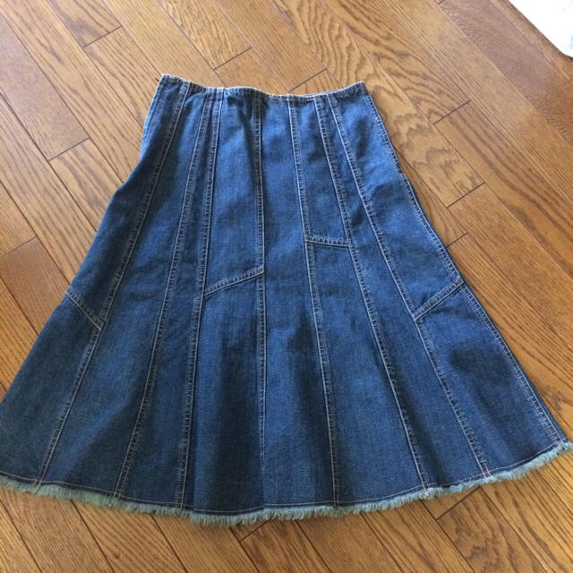 COMME CA ISM(コムサイズム)のコムサ デニムスカート レディースのスカート(ひざ丈スカート)の商品写真