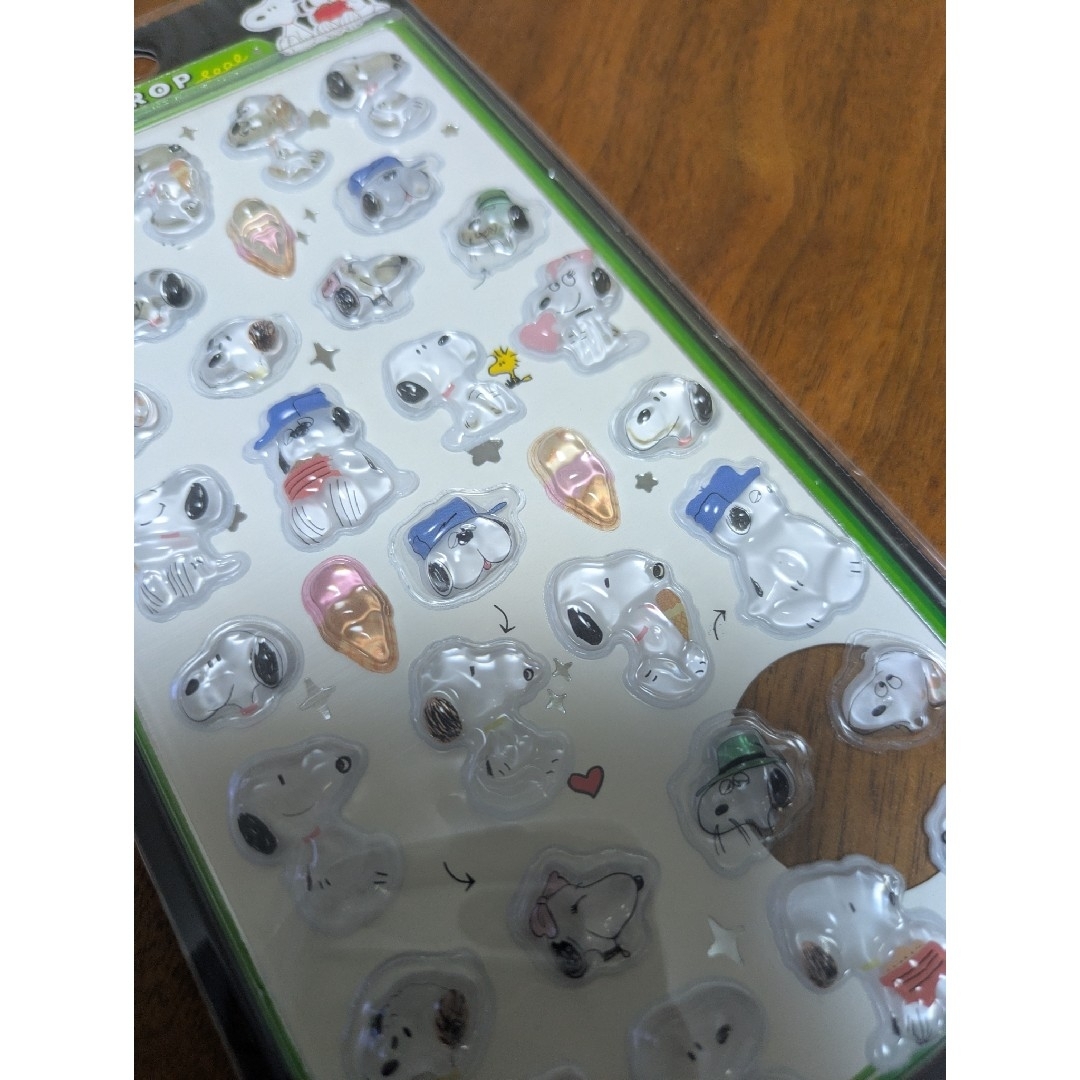 スヌーピー　ボンボンドロップシール　2枚セット　 インテリア/住まい/日用品の文房具(シール)の商品写真