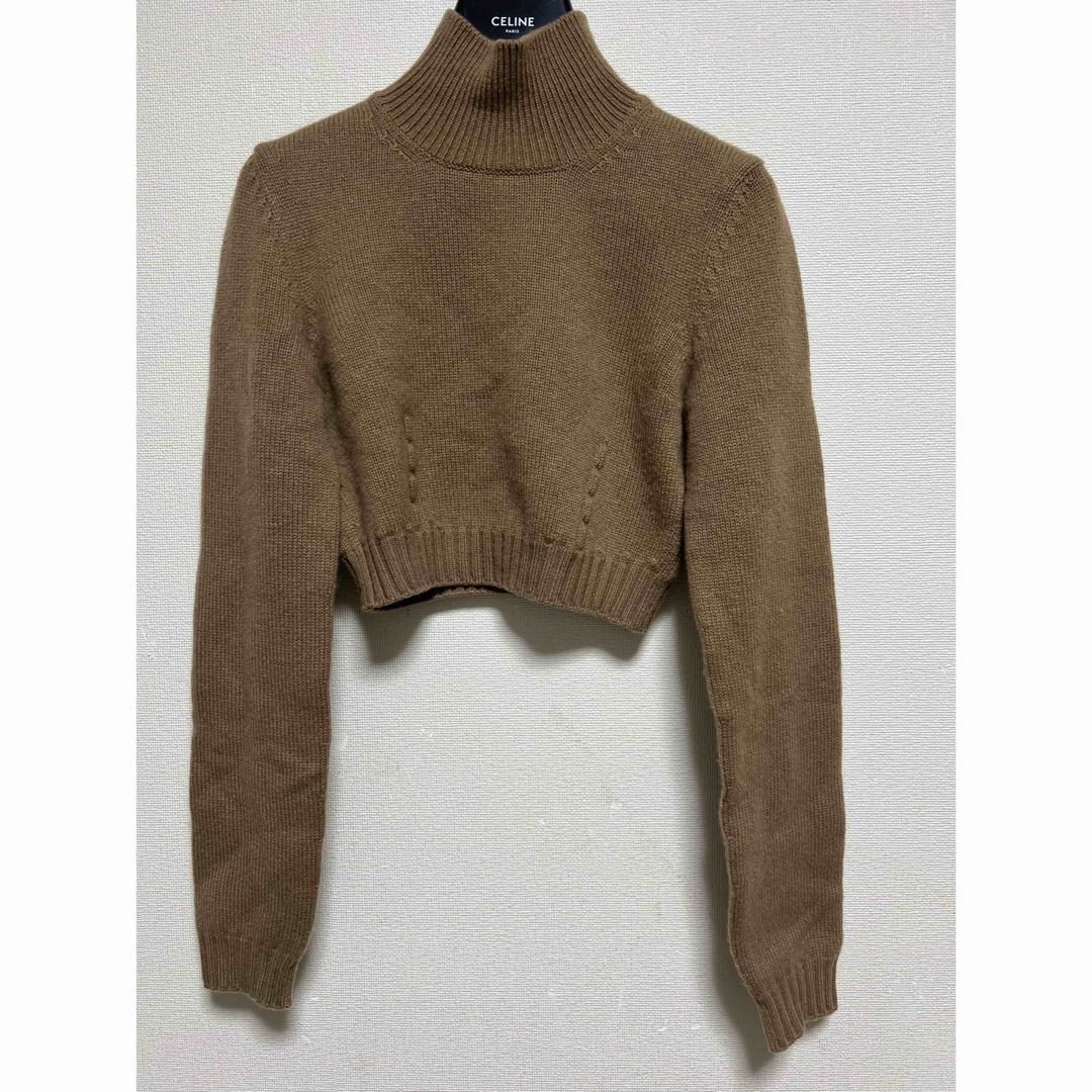 FENDI(フェンディ)のFENDIクロップドニットセーター レディースのトップス(ニット/セーター)の商品写真