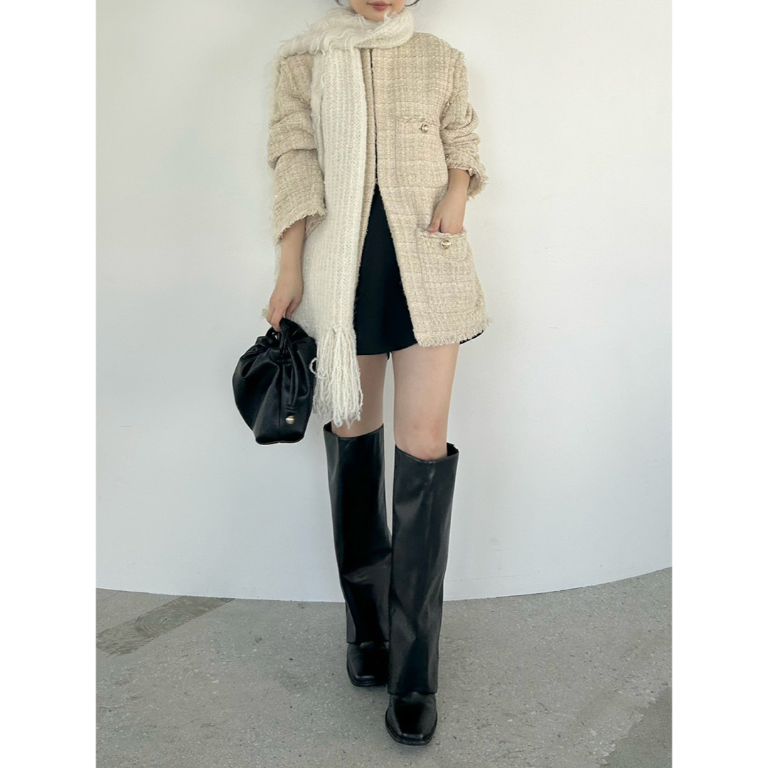 FRAY I.D(フレイアイディー)のFRAYI.D フレイアイディー シンプルスカショーパン 黒 レディースのスカート(ミニスカート)の商品写真