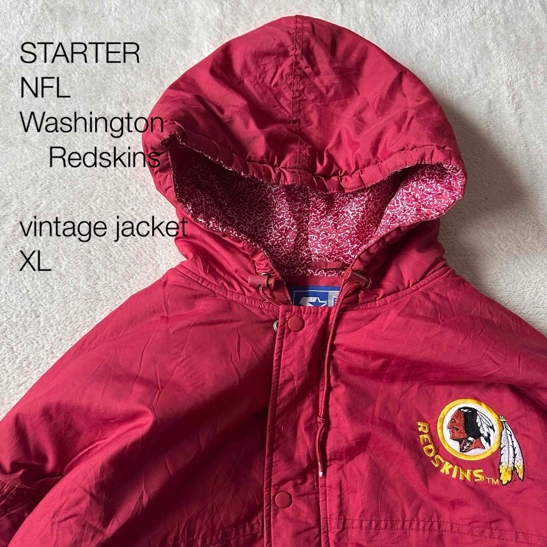 STARTER(スターター)のSTARTER NFL REDSKINS vintage jacket 古着 メンズのジャケット/アウター(ブルゾン)の商品写真