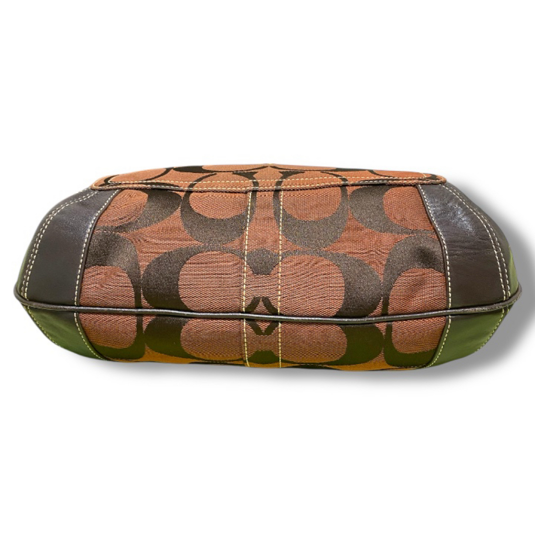 COACH(コーチ)のCOACHコーチ トートバッグ　ワンショルダーバッグ　キャンバス　ブラウン茶 レディースのバッグ(ショルダーバッグ)の商品写真