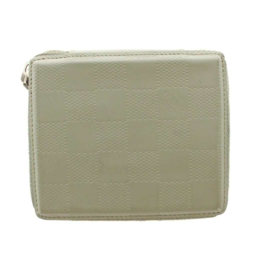 LOUIS VUITTON(ルイヴィトン)のルイヴィトン ダミエグラセ プチモネ 財布 二つ折り 小銭入れ レザー カーキ レディースのファッション小物(財布)の商品写真
