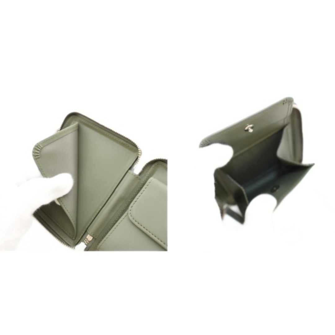 LOUIS VUITTON(ルイヴィトン)のルイヴィトン ダミエグラセ プチモネ 財布 二つ折り 小銭入れ レザー カーキ レディースのファッション小物(財布)の商品写真