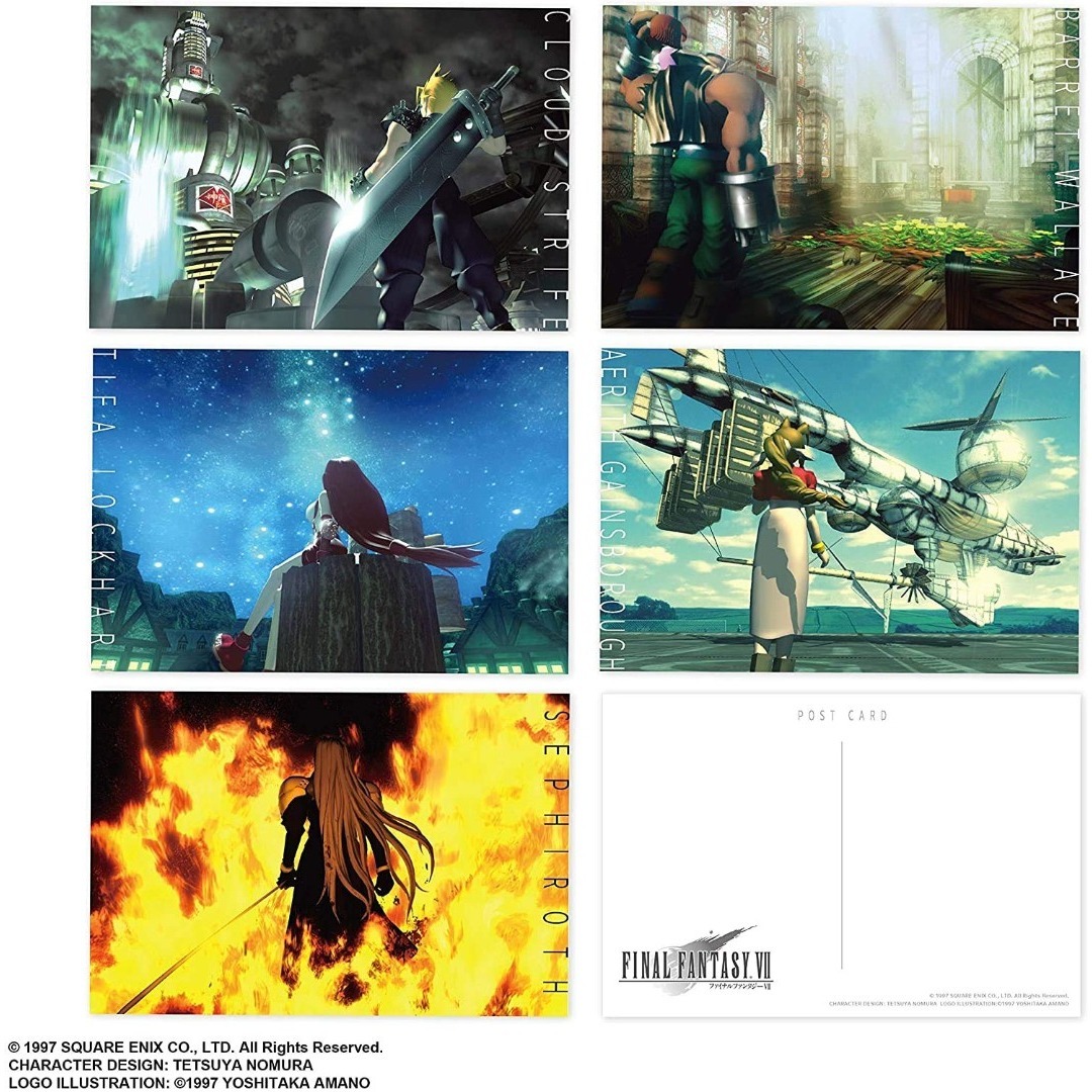 【在庫セール】ファイナルファンタジーVII ポストカードセット イメージアート その他のその他(その他)の商品写真