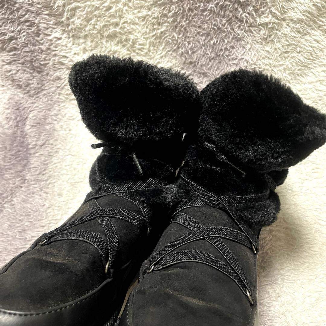 AZUL by moussy(アズールバイマウジー)のsA114 AZUL by moussy アズール/ボアブーツ/ショートブーツ レディースの靴/シューズ(ブーツ)の商品写真