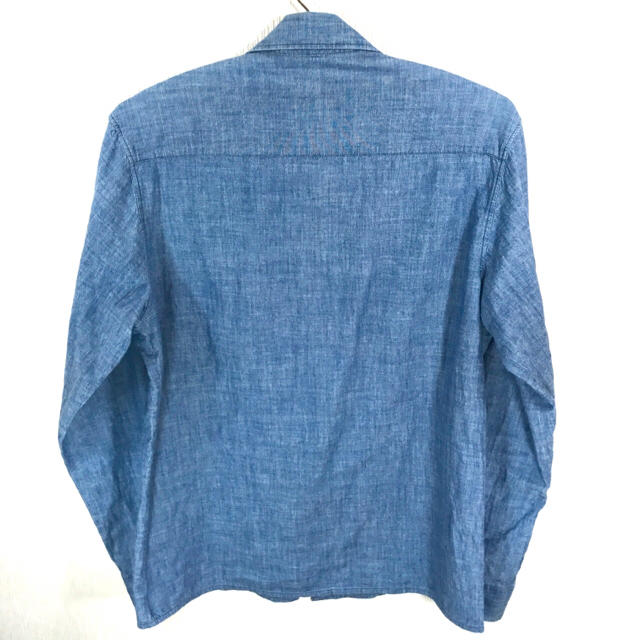 A.P.C(アーペーセー)のアーペーセー シャンブレー プリントシャツ 長袖 薄手 L〜xL 大きめ メンズのトップス(シャツ)の商品写真