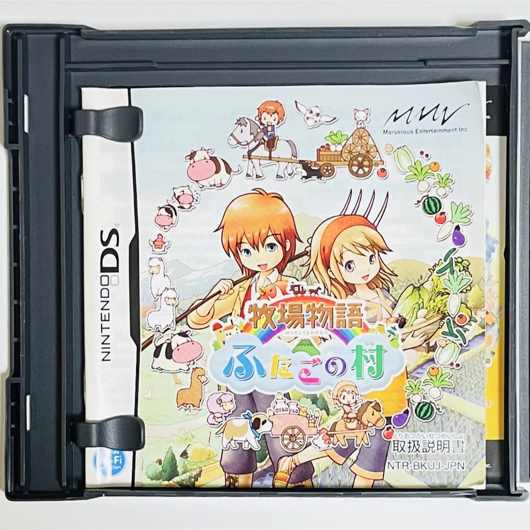 ニンテンドーDS(ニンテンドーDS)の美品 ／ 動作確認済み DSソフト 牧場物語 ふたごの村 ケース付 即日発送 エンタメ/ホビーのゲームソフト/ゲーム機本体(携帯用ゲームソフト)の商品写真