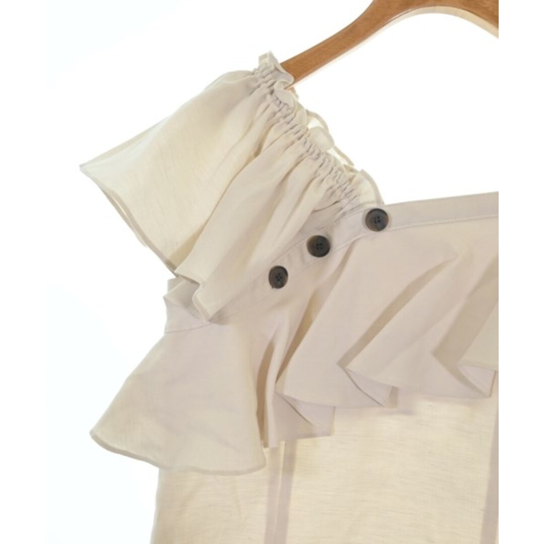 Mystrada(マイストラーダ)のMystrada マイストラーダ ブラウス M 白 【古着】【中古】【送料無料】 レディースのトップス(シャツ/ブラウス(長袖/七分))の商品写真