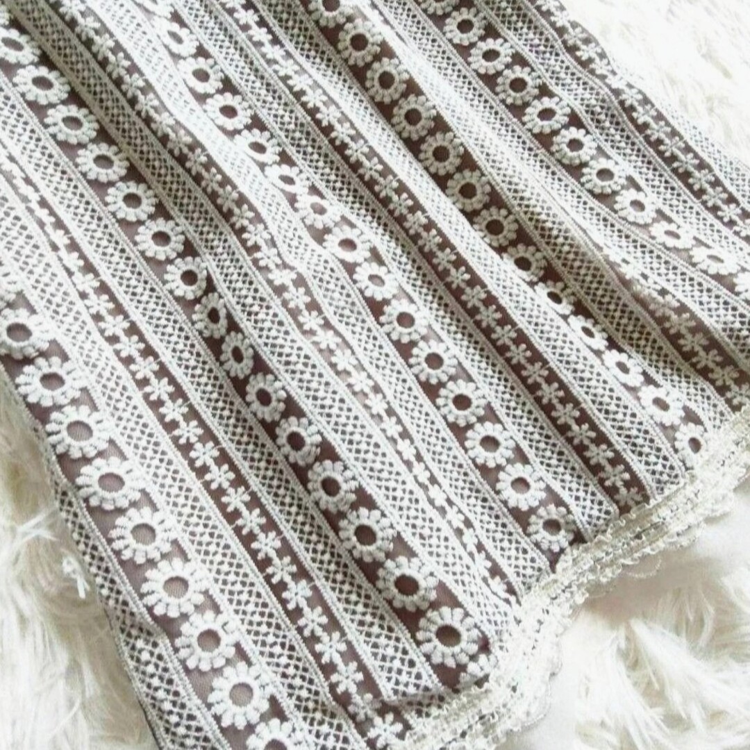 prideglide(プライドグライド)の【美品】prideglide プライドグライド◆刺繍レースワンピース S 半袖 レディースのワンピース(ひざ丈ワンピース)の商品写真