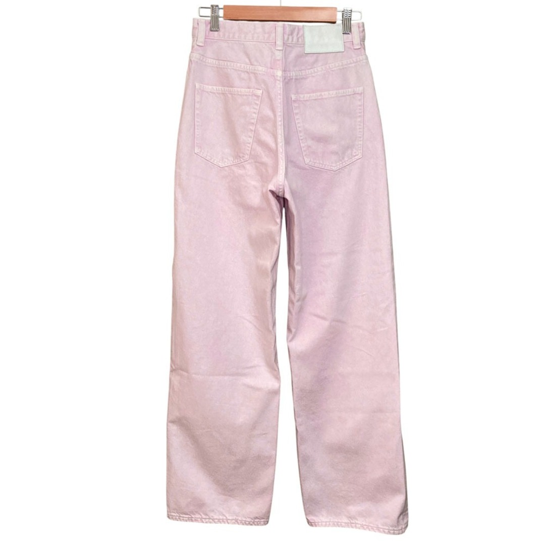 MACPHEE(マカフィー)の良品 23SS MACPHEE マカフィー ガーメントダイデニム ストレートパンツ サイズ36 ピンク レディース 古着 中古 USED レディースのパンツ(デニム/ジーンズ)の商品写真