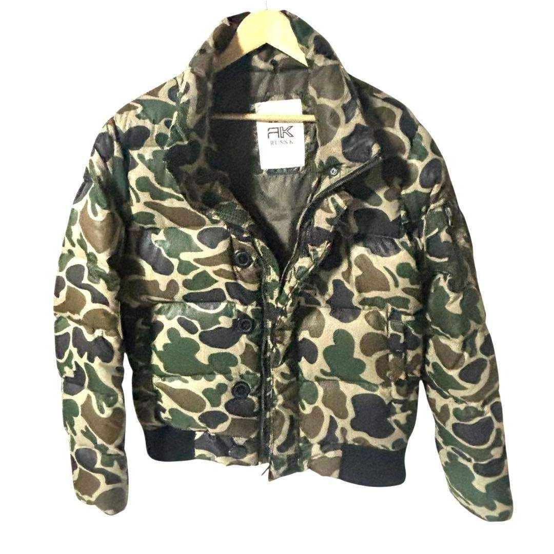 RUSS・K(ラスケー)のRUSS-K ダウンジャケット 小山慶一郎着用モデル y2k M カモフラ 迷彩 メンズのジャケット/アウター(ダウンジャケット)の商品写真