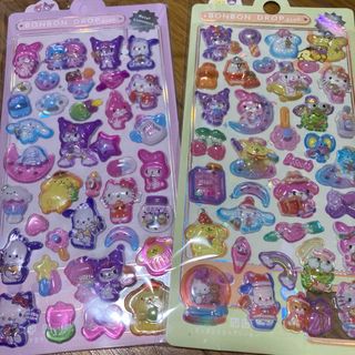 ボンボンドロップシール サンリオ 夜光 2枚セット