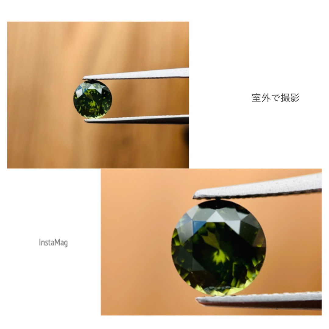 (★R1111-1)天然グリーンジルコン　2.699ct 宝石　ルース レディースのアクセサリー(その他)の商品写真