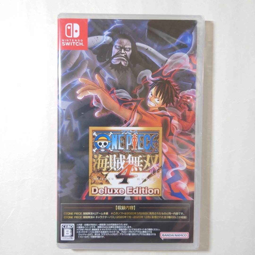 Switch ONE PIECE 海賊無双4 Deluxe Edition エンタメ/ホビーのゲームソフト/ゲーム機本体(家庭用ゲームソフト)の商品写真