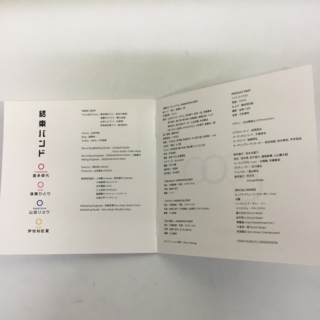 結束バンドsongアルバム　KP0125 エンタメ/ホビーのCD(ポップス/ロック(邦楽))の商品写真