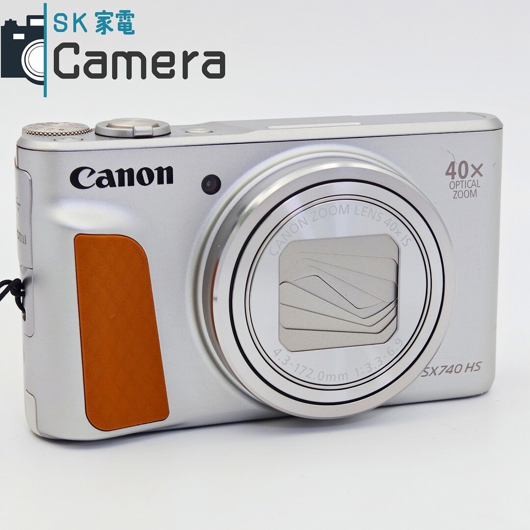 Canon(キヤノン)の【中古】 Canon PowerShot SX740 HS キャノン パワーショット コンパクトデジタルカメラ 電池 SD64GB 付 美品 スマホ/家電/カメラのカメラ(コンパクトデジタルカメラ)の商品写真