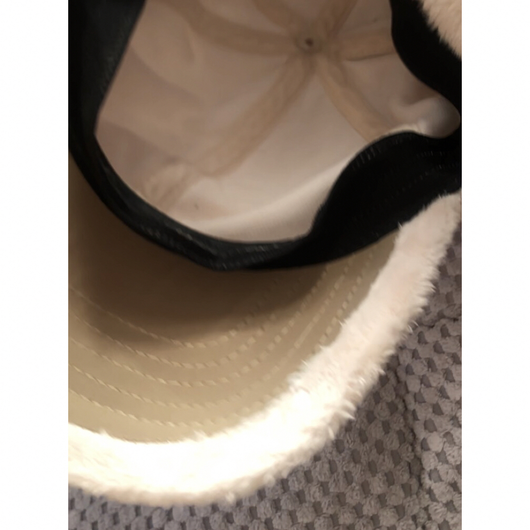 しまむら(シマムラ)のしまむら　もこもこキャップ　オフホワイトキャップ レディースの帽子(キャップ)の商品写真