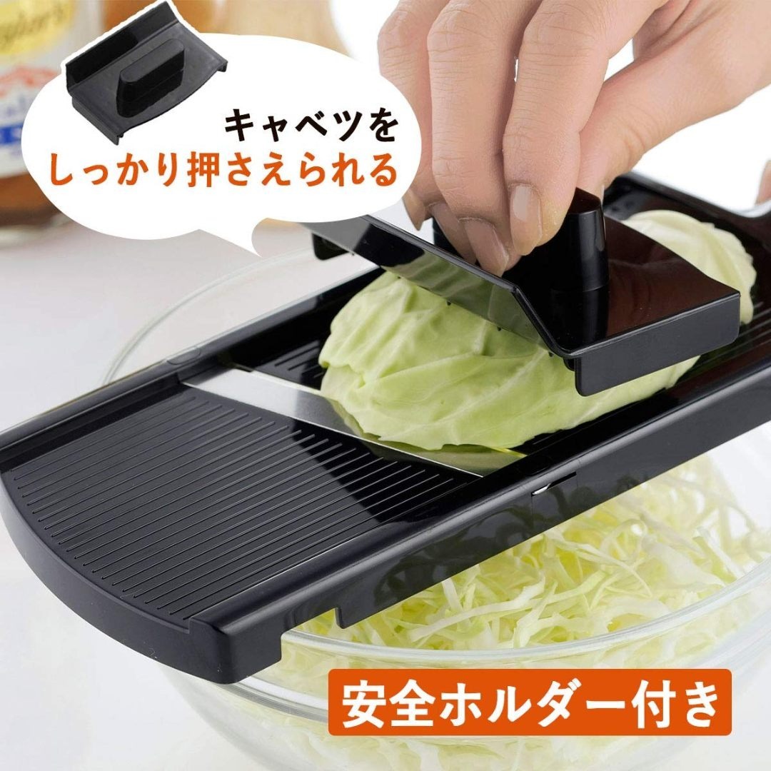 下村企販 [とんかつ屋さん] 時短で極細千切りができる キャベツスライサー スマ インテリア/住まい/日用品のキッチン/食器(調理道具/製菓道具)の商品写真