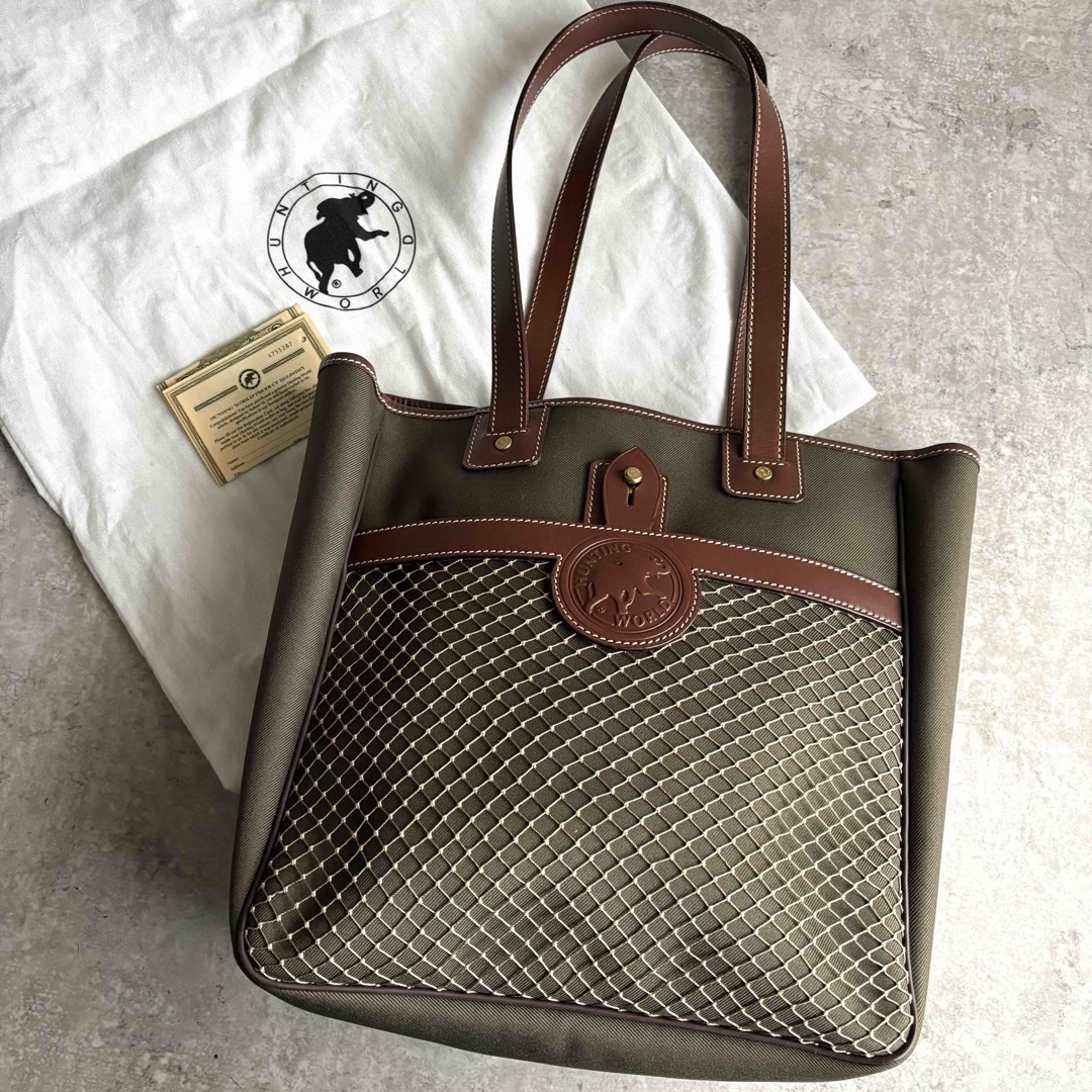 HUNTING WORLD(ハンティングワールド)の【極美品】HUNTING WORLD サファリ トゥデイ トートバッグ レディースのバッグ(トートバッグ)の商品写真