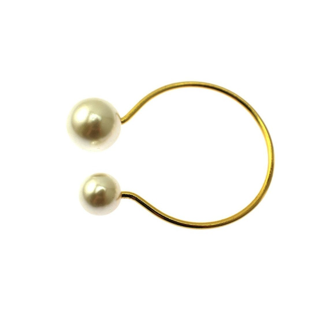 【特価商品】Speed mao シンプル おしゃれ パール付き ナプキンリング  インテリア/住まい/日用品のキッチン/食器(その他)の商品写真