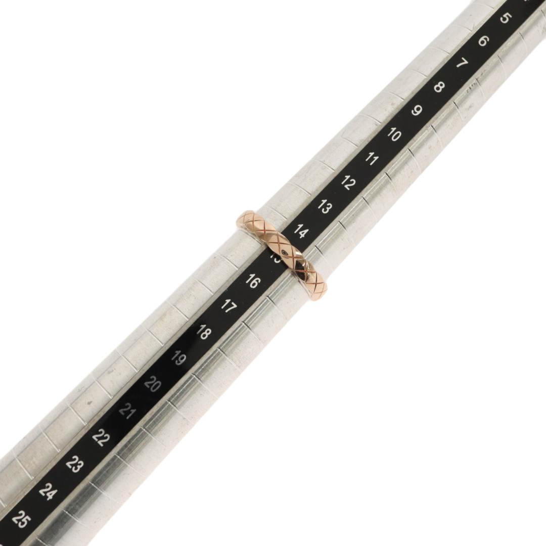 CHANEL(シャネル)のCHANEL シャネル Au750 18金ベージュゴールド K18 ココクラッシュ リング ミニモデル J11785 ジュエリー アクセサリー ブランド 約14.5号 レディースのアクセサリー(リング(指輪))の商品写真