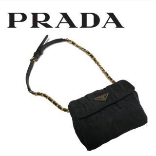 プラダ(PRADA)のプラダ✳︎チェーンショルダーバッグ ポシェット ポーチ(ショルダーバッグ)