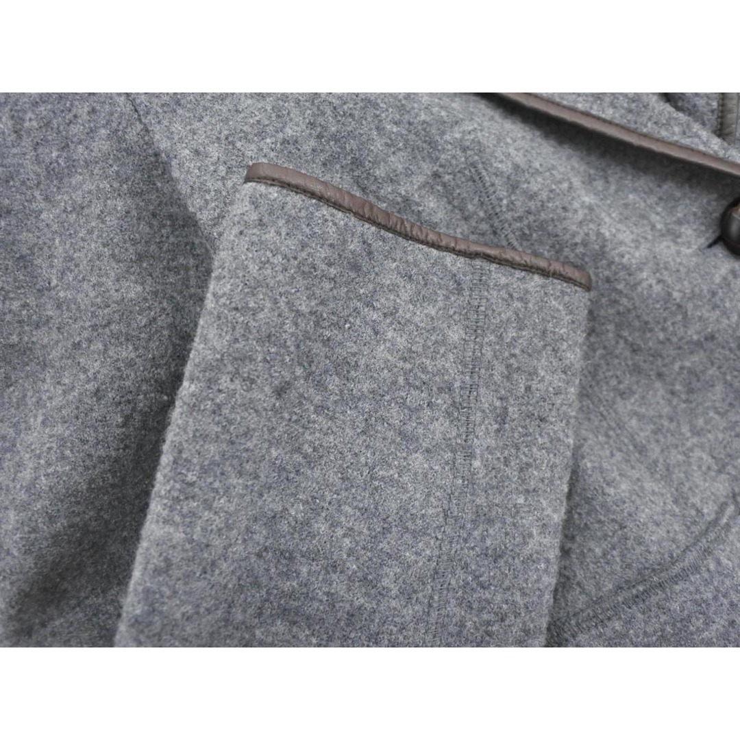 AMACA(アマカ)のAMACA アマカ ウール100% パイピング テーラード ジャケット size38/グレー ◇■ レディース レディースのジャケット/アウター(テーラードジャケット)の商品写真