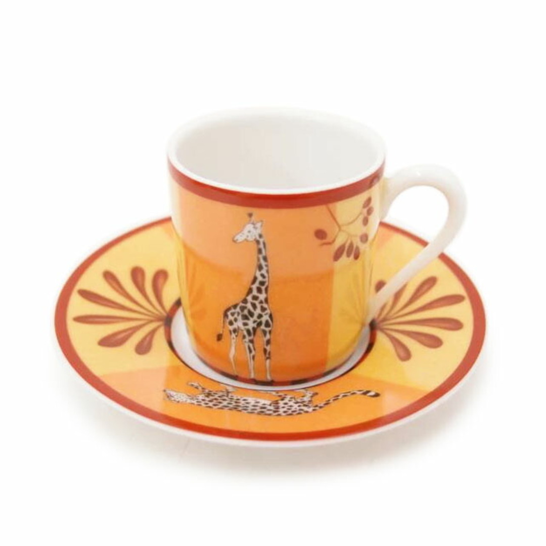 HERMES(エルメス)のHERMES エルメス/デミタス カップ&ソーサー/AFRICA/Sランク/69【中古】 インテリア/住まい/日用品のキッチン/食器(グラス/カップ)の商品写真
