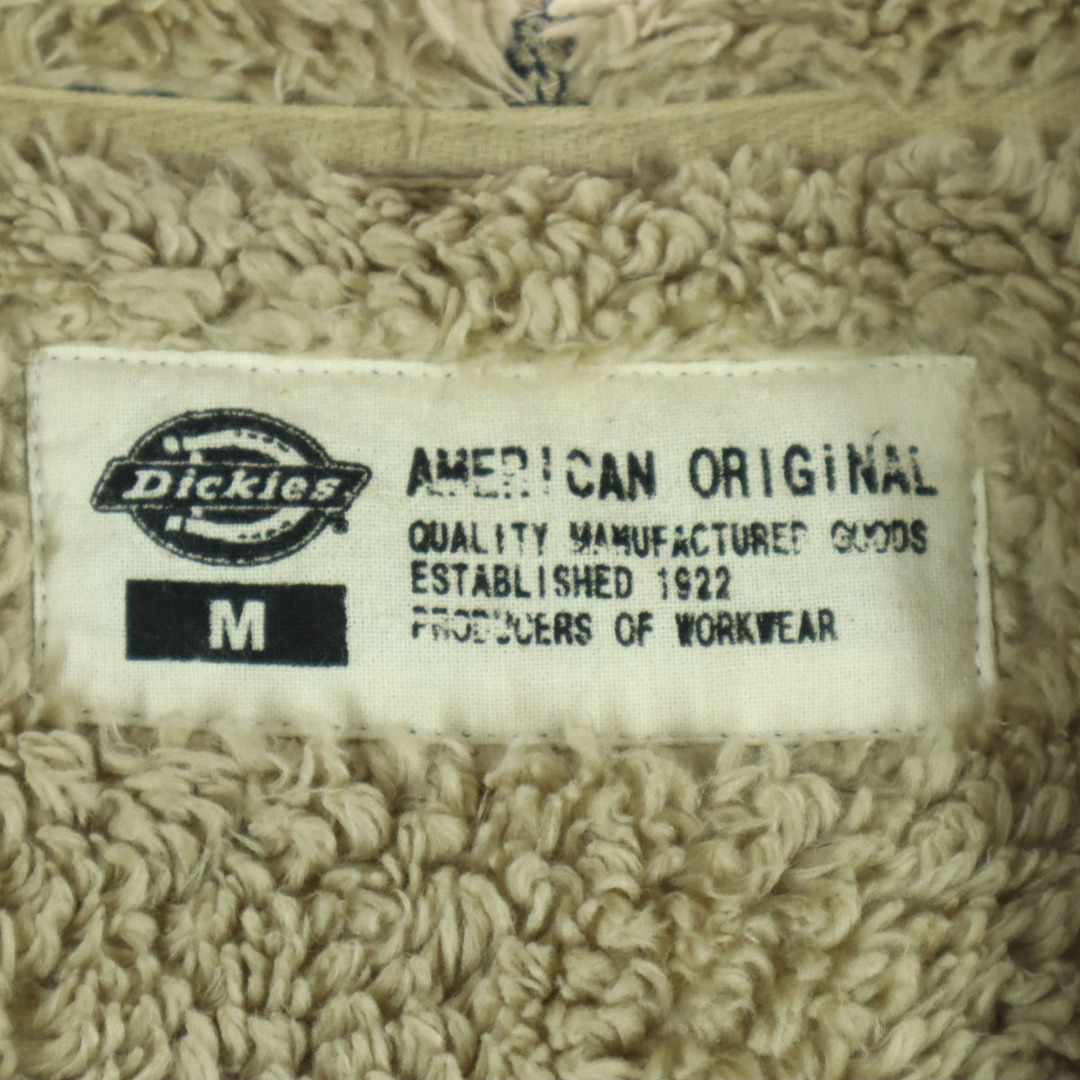 Dickies(ディッキーズ)の古着 Dickies ディッキーズ ワンポイントロゴ 長袖 裏ボア ジップパーカー M ネイビー レディース レディースのトップス(パーカー)の商品写真