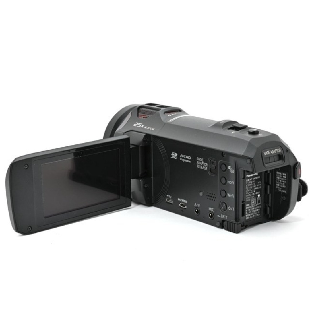 ＜良品＞ Panasonic 4Kビデオカメラ VX985M 64GB ブラック スマホ/家電/カメラのカメラ(ビデオカメラ)の商品写真