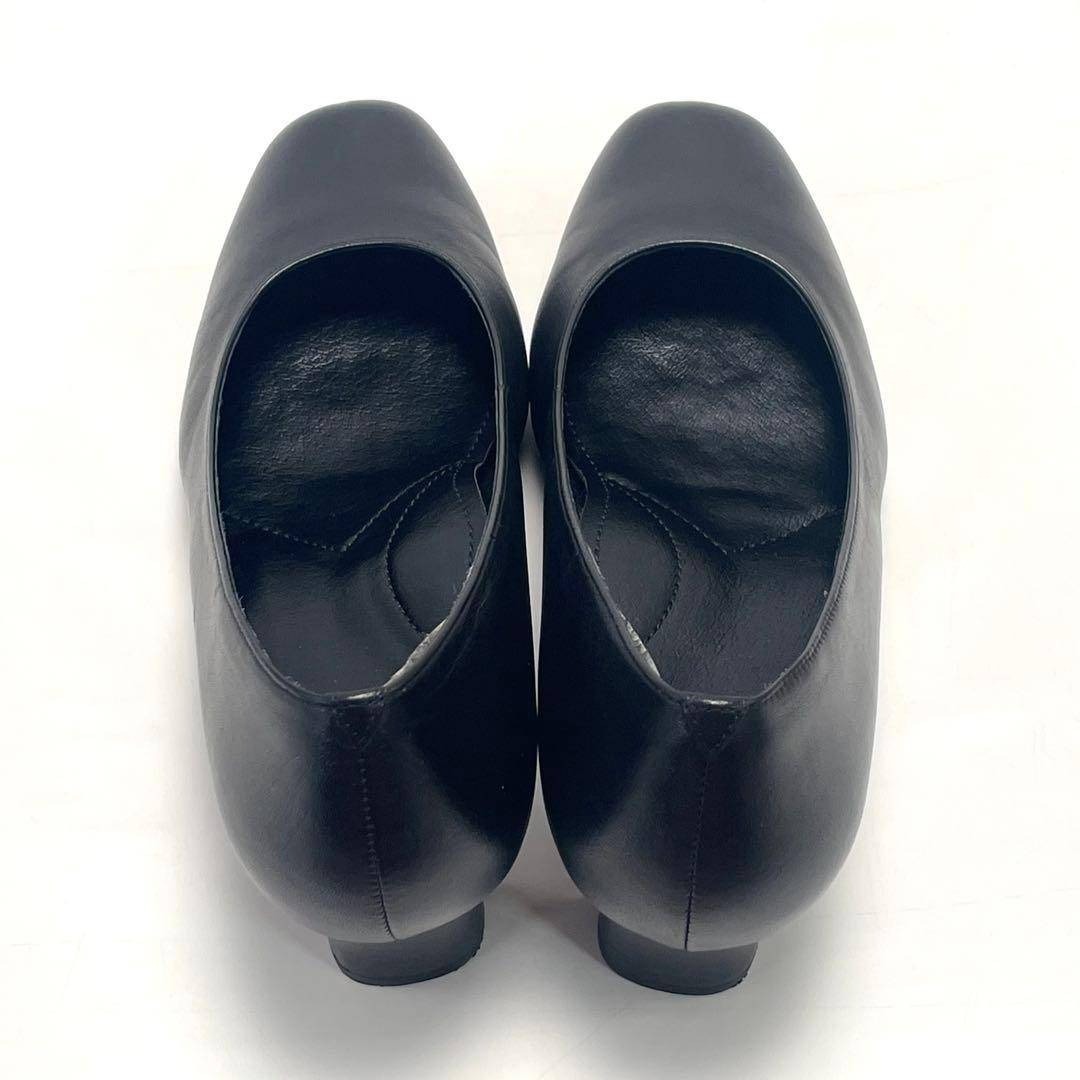 ing(イング)の美品 ing イング パンプス レディース 本革 フォーマル ブラック 冠婚葬祭 レディースの靴/シューズ(ハイヒール/パンプス)の商品写真