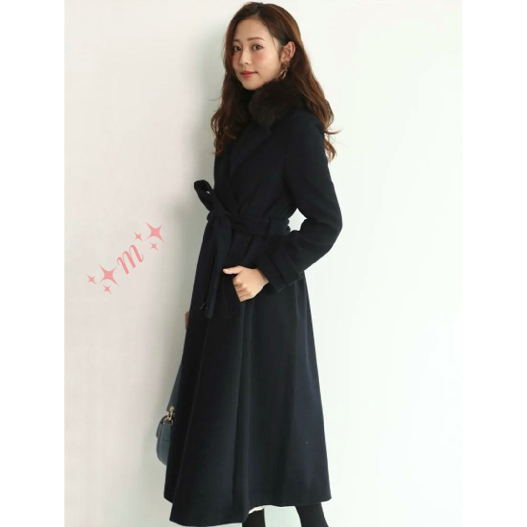 JUSGLITTY(ジャスグリッティー)のJUSGLITTY コート レディースのジャケット/アウター(ロングコート)の商品写真