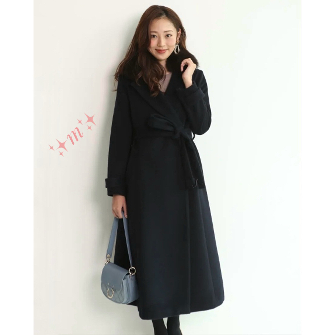 JUSGLITTY(ジャスグリッティー)のJUSGLITTY コート レディースのジャケット/アウター(ロングコート)の商品写真