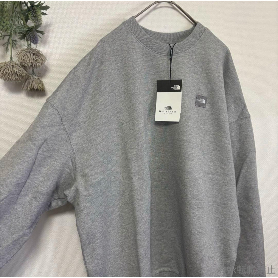 THE NORTH FACE(ザノースフェイス)のノースフェイス スウェット BOXLOGO ロゴ 刺繍 ワッペン グレー《L》 メンズのトップス(スウェット)の商品写真