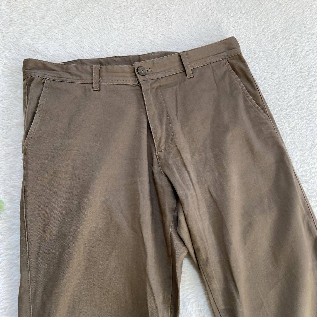 ABAHOUSE(アバハウス)の【アバハウス】 メンズ コットン混 カジュアルパンツ カーキ メンズのパンツ(チノパン)の商品写真