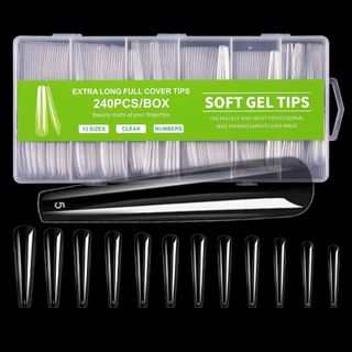 【新着商品】COLORBIRD ネイルチップ ロング スーパーロング 240枚 