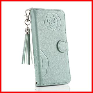 【特価セール】iPhone15 スマホケース 手帳型 お花柄 無地 グラスの鏡付