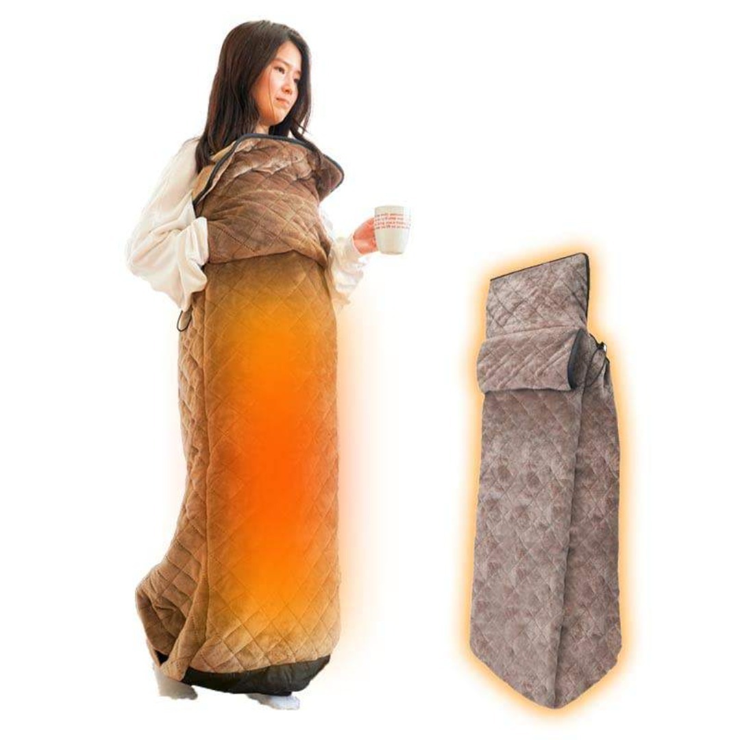 【人気商品】THANKO 歩けるこたつ「こたんぽ」一人用 着るこたつ 電気 洗え スマホ/家電/カメラの冷暖房/空調(その他)の商品写真